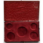 November Uprising, Souvenir-box for coins of 1831, maroon with gilding