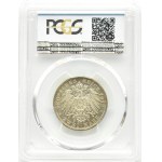Niemcy, Wirtembergia, Wilhelm II, 2 marki 1912 F, Stuttgart, PCGS MS62
