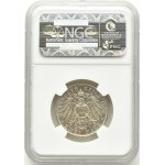 Niemcy, Meklemburgia-Schwerin, Fryderyk Franz 2 marki 1904 A, Berlin, NGC MS64