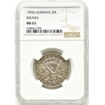 Niemcy, Brema, 2 marki 1904 J, Hamburg, NGC MS63
