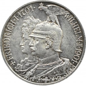 Germany, Prussia, Wilhelm II, 2 marks 1901 A, Berlin, UNC-.