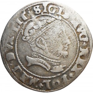 Zygmunt II August, grosz 1546, Wilno BARDZO ŁADNY