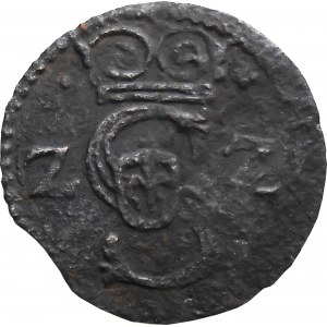 Zygmunt III Waza, denar 1622, Łobżenica RZADSZY