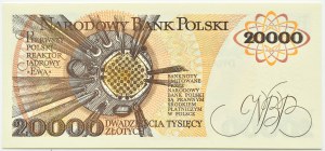 PRL, M. Skłodowska-Curie, 20000 zlotých 1989, séria AN, UNC