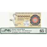 People's Republic of Poland, Warsaw, 200000 zloty 1989, R series, UNC (NGC 65 EPQ)