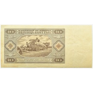 RP, 10 zloty 1948, BA series, Warsaw