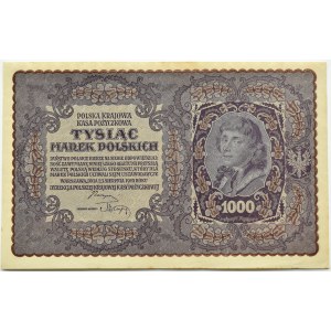 II RP, 1000 Mark 1919, 1. Serie AS - Typ 7