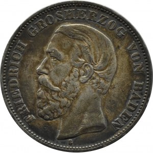 Niemcy, Badenia, Fryderyk I, 5 marek 1894 G, Karlsruhe