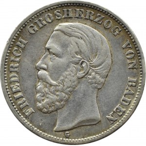 Niemcy, Badenia, Fryderyk I, 5 marek 1899 G, Karlsruhe