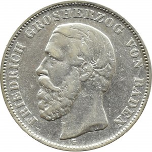 Niemcy, Badenia, Fryderyk I, 5 marek 1900 G, Karlsruhe