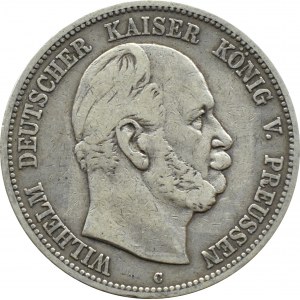 Niemcy, Prusy, Wilhelm I, 5 marek 1876 C, Frankfurt n/ Menem