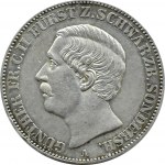 Niemcy, Schwarzburg-Rudolstadt, Gunter Fryderyk Karol II, talar 1865 A, Berlin, RZADKI