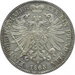 Nemecko, Schwarzburg-Rudolstadt, Gunter Friedrich Karl II, thaler 1865 A, Berlin, RARE