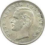 Nemecko, Bavorsko, Otto, 2 marky 1913 D, Mníchov, UNC