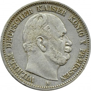 Niemcy, Prusy, Wilhelm I, 2 marki 1880 A, Berlin
