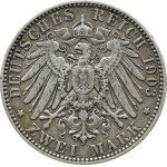Deutschland, Sachsen, Georg, 2 Mark 1903 E, Muldenhütten