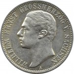 Niemcy, Saksonia-Weimar-Eisenach, Wilhelm Ernst, 2 marki 1901 A, Berlin, BARDZO RZADKIE