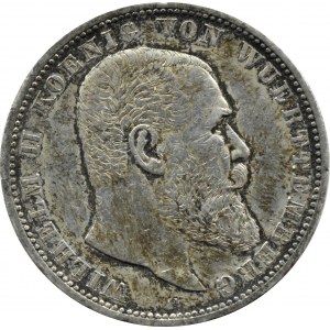 Niemcy, Wirtembergia, Wilhelm II, 5 marek 1903 F, Stuttgart