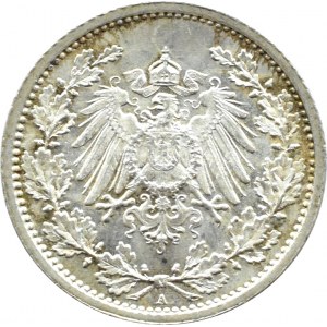 Niemcy, 1/2 marki 1916 A, Berlin