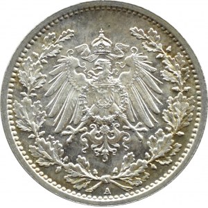 Niemcy, 1/2 marki 1916 A, Berlin