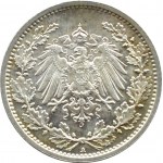 Niemcy, 1/2 marki 1916 A, Berlin