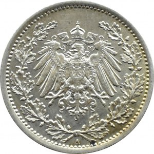 Niemcy, 1/2 marki 1915 A, Berlin