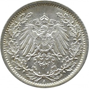 Niemcy, 1/2 marki 1916 A, Berlin