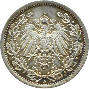 Niemcy, 1/2 marki 1916 A, Berlin
