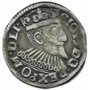 Zygmunt III Waza, trojak 1596, Poznań, RZADKIE