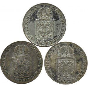 Austria, Franciszek Józef I, lot 6 krajcarów 1848-1849 A/C, Wiedeń/Praga