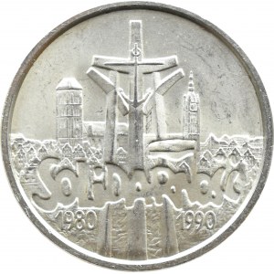 III RP, Solidarność (B), 100000 zlotých 1990, typ B, Varšava