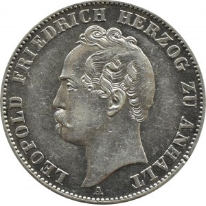 Niemcy, Anhalt-Dessau, Leopold IV Fryderyk, talar 1858 A, Berlin