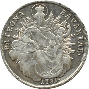 Niemcy, Bawaria, Karol II Teodor, talar 1781, Monachium