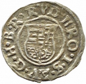 Hungary, Rudolf II Habsburg, denarius 1592