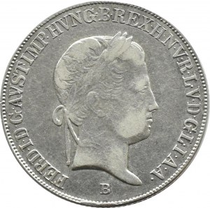 Hungary, Ferdinand I, 20 krajcars 1843 B, Kremnica