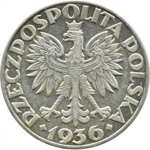 II RP, Plachetnica, 5 zlotých 1936, Varšava
