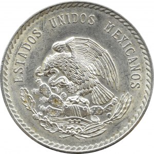 Meksyk, Aztek, 5 pesos 1948, Meksyk, UNC