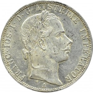 Austria, Franciszek Józef I, floren 1858 A, Wiedeń