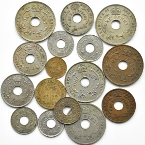 Brytyjska Afryka Zachodnia, XX wiek, Edward VIII, Jerzy V, Jerzy Vi, lot monet