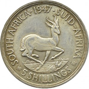RPA, Jerzy VI, 5 szylingów 1947, Pretoria