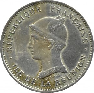 France/Reunion, 50 centimes 1896, RARE