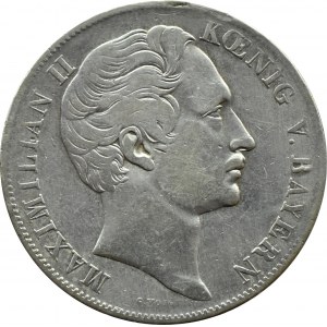 Niemcy, Bawaria, Maksymilian II, 2 guldeny 1854, Monachium