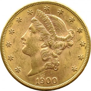 USA, Liberty Head, 20 dolarów 1900 S, San Francisco
