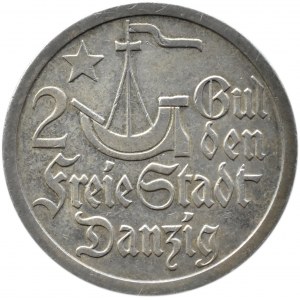 Freie Stadt Danzig, Koga, 2 Gulden 1923, Utrecht