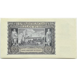 Všeobecná vláda, 20 zlotých 1940, série G