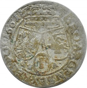 Jan II Kazimierz, szóstak 1661 GB-A, Lwów