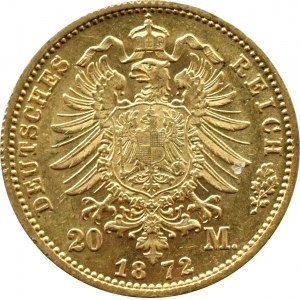 Germania, Prussia, Guglielmo I, 20 marco 1872 C, Francoforte sul Meno, Bella