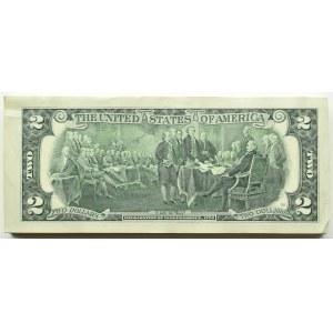 USA, T. Jefferson, paczka 2 dolary 2013 B, Nowy York, seria A