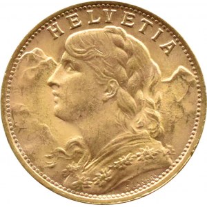 Suisse, Heidi, 20 francs 1935 L B, Berne, UNC