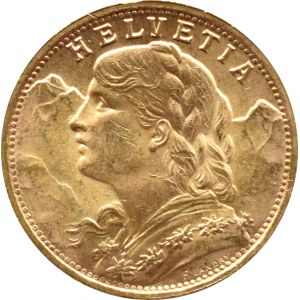 Szwajcaria, Heidi, 20 franków 1947 B, Berno